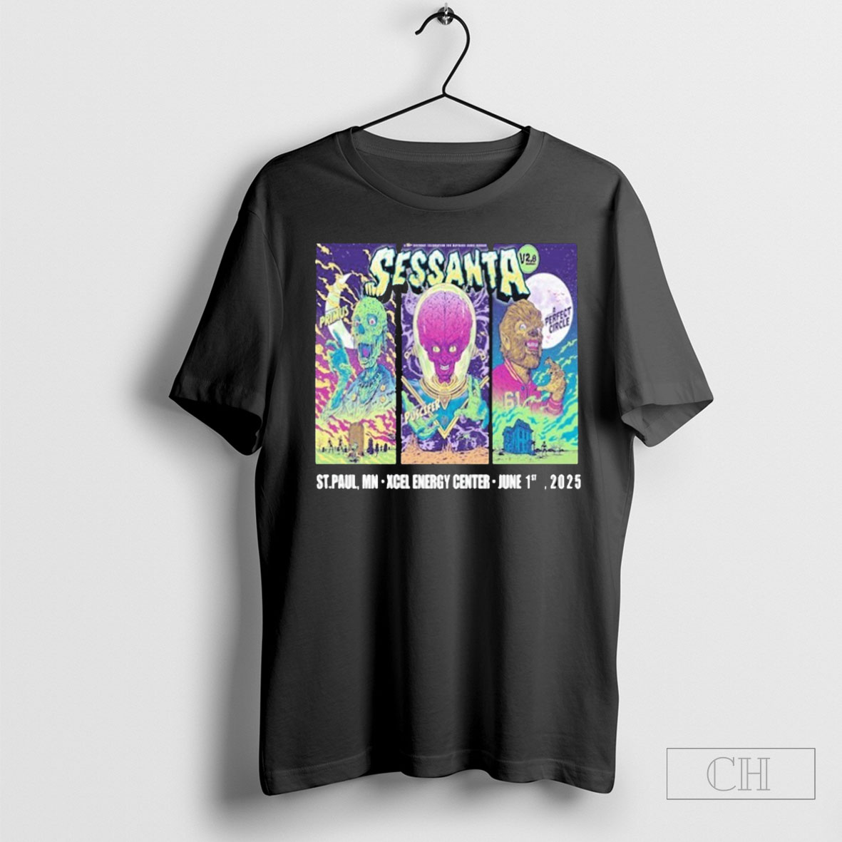 Sessanta Primus Puscifer And A Perfect Circle Tour Saint Paul Mn June 01 2025 T Shirt