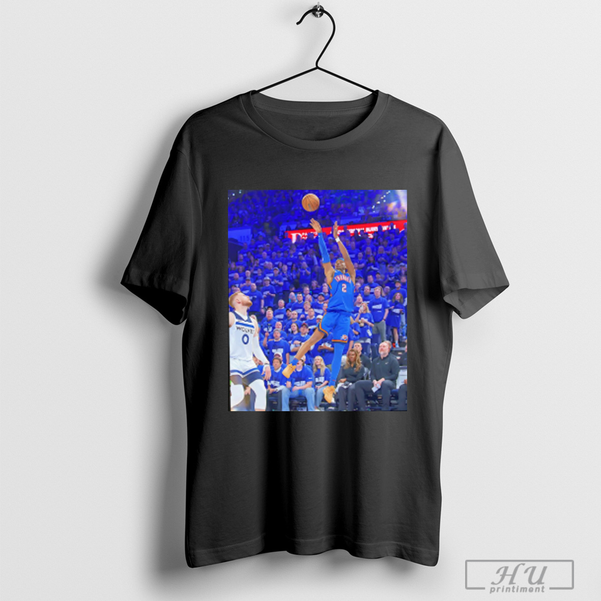 Shai Gilgeous Alexander Oklahoma City Thunder Game Frames T Shirt Sweatshirt