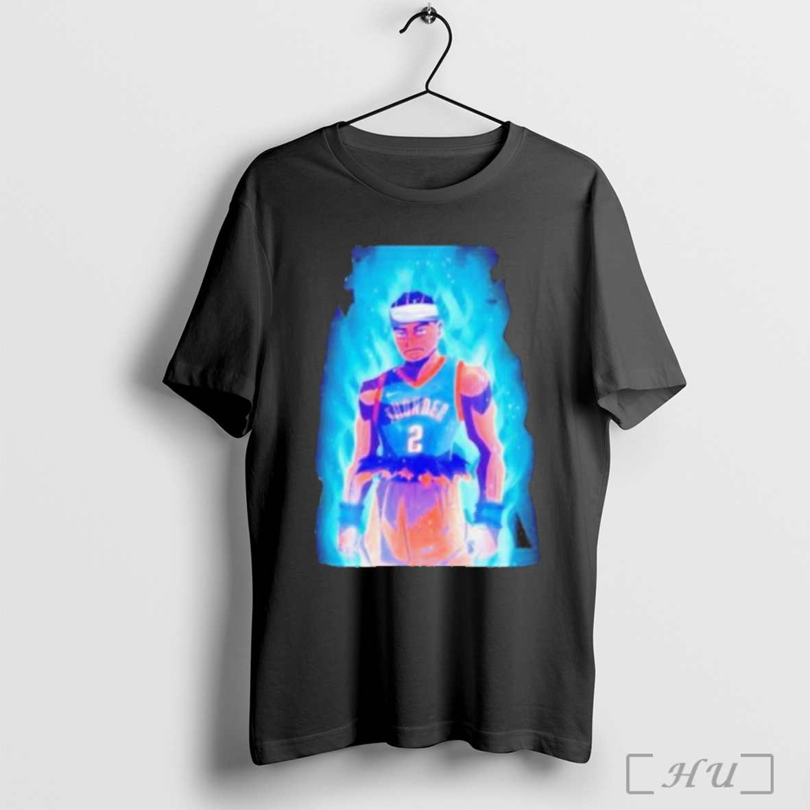 Shai Gilgeous Alexander Oklahoma City Thunder Fire Cartoon T Shirt Sweatshirt