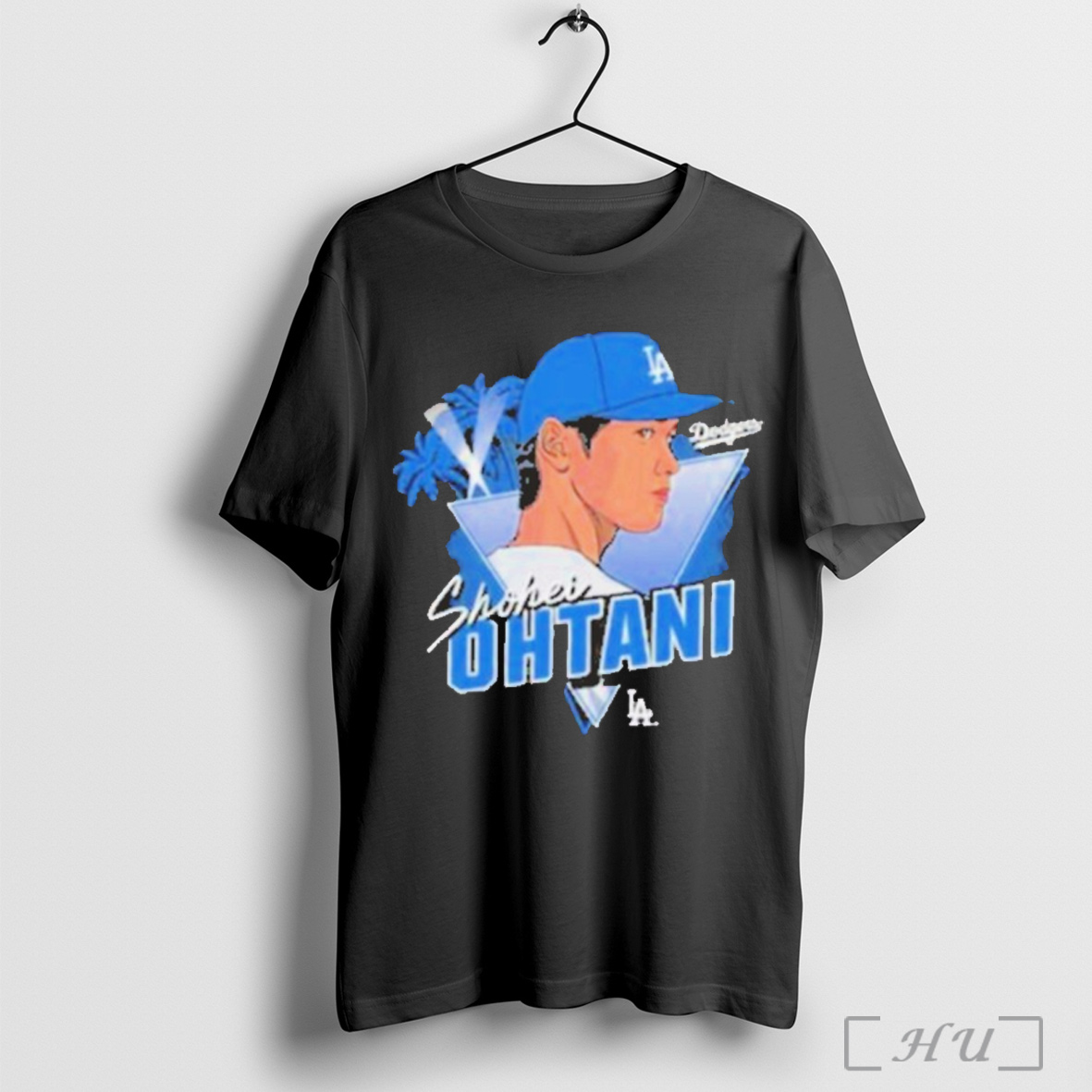 Shohei Ohtani Los Angeles Dodgers Caricature Triangle T Shirt Sweatshirt