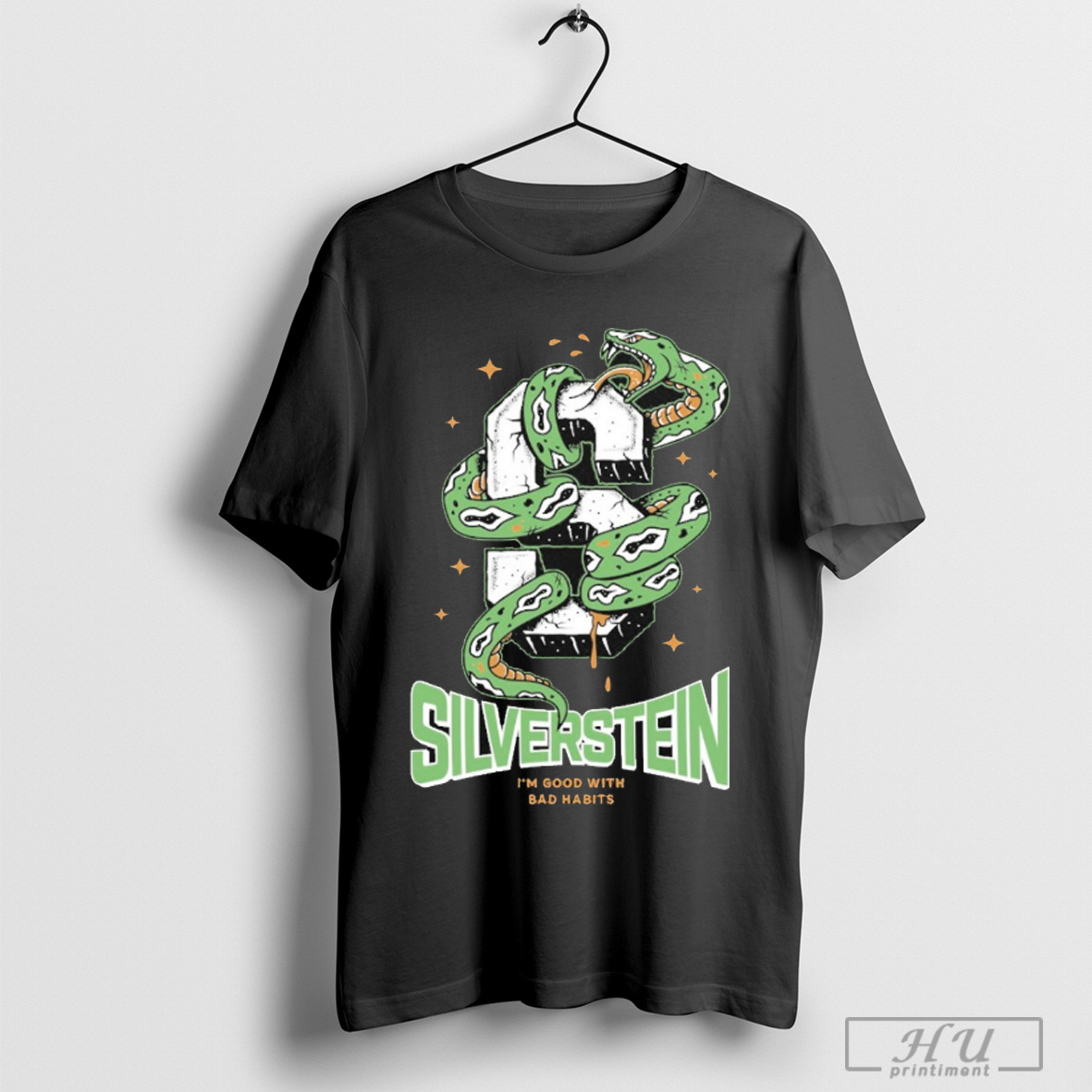 Silverstein Snake Im Good With Bad Habits T Shirt Sweatshirt