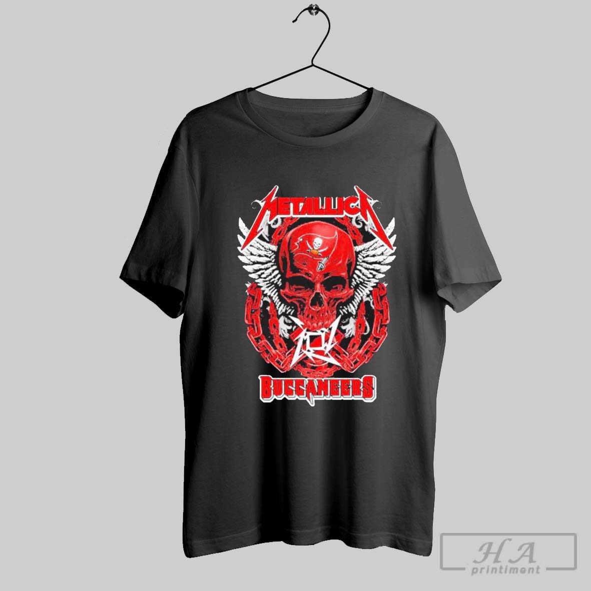 Skull Metallica Tampa Bay Buccaneers 2025 T Shirt