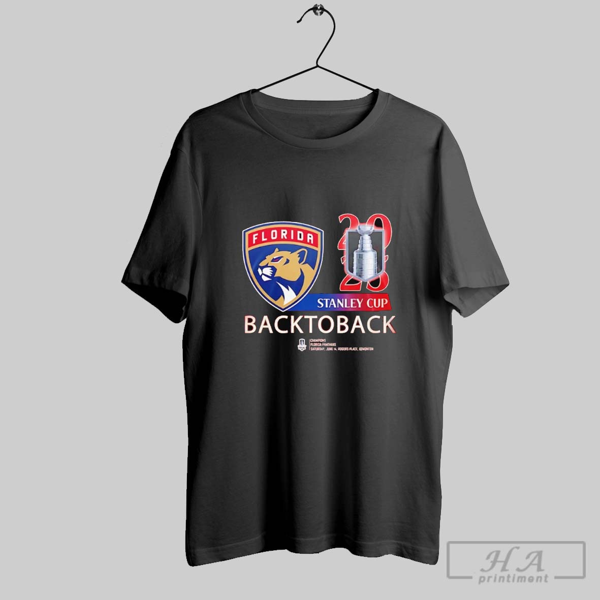 Stanley Cup Back To Back 2025 Florida Panthers Champions Shirt