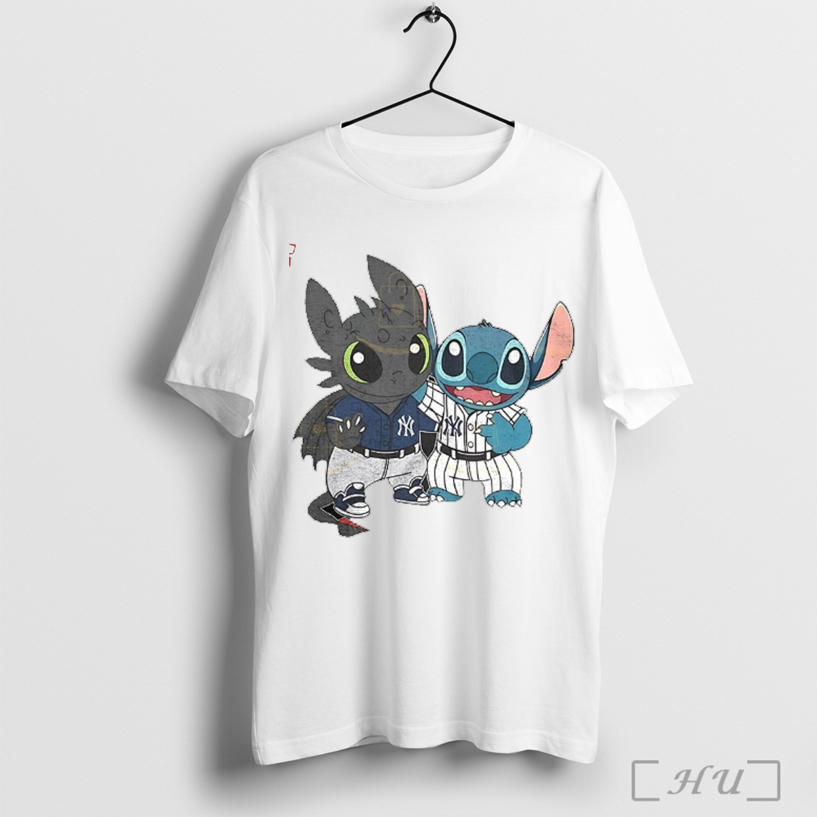 Stitch And Toothless New York Yankees Baseball T Shirt Sweatshirt