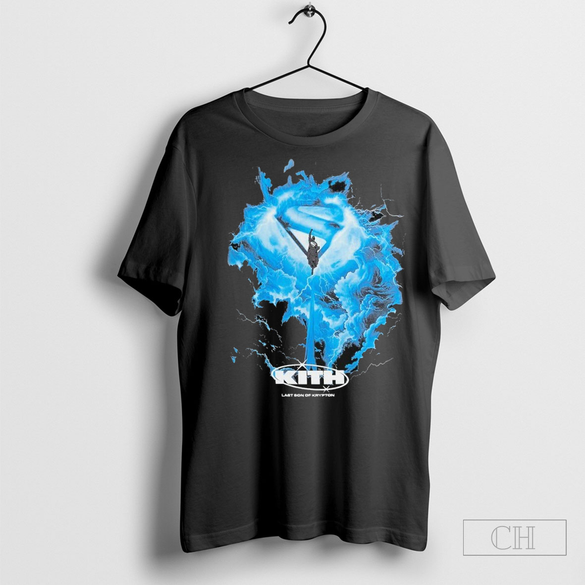 Superman X Kith 2025 Movie Lightning T Shirt