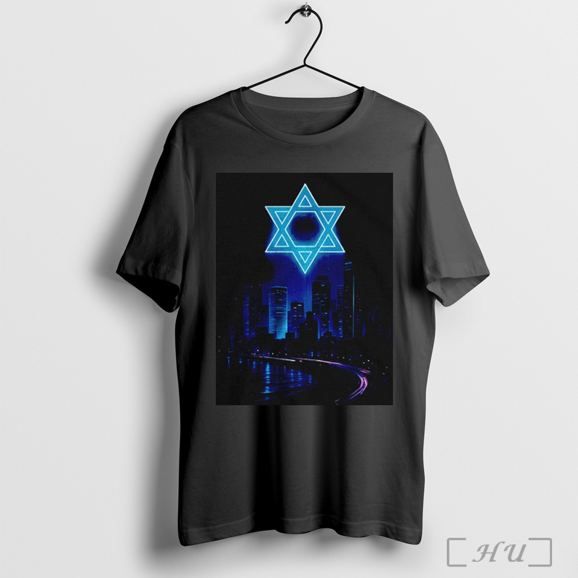 Tel Aviv Neon Futuristic T Shirt Sweatshirt