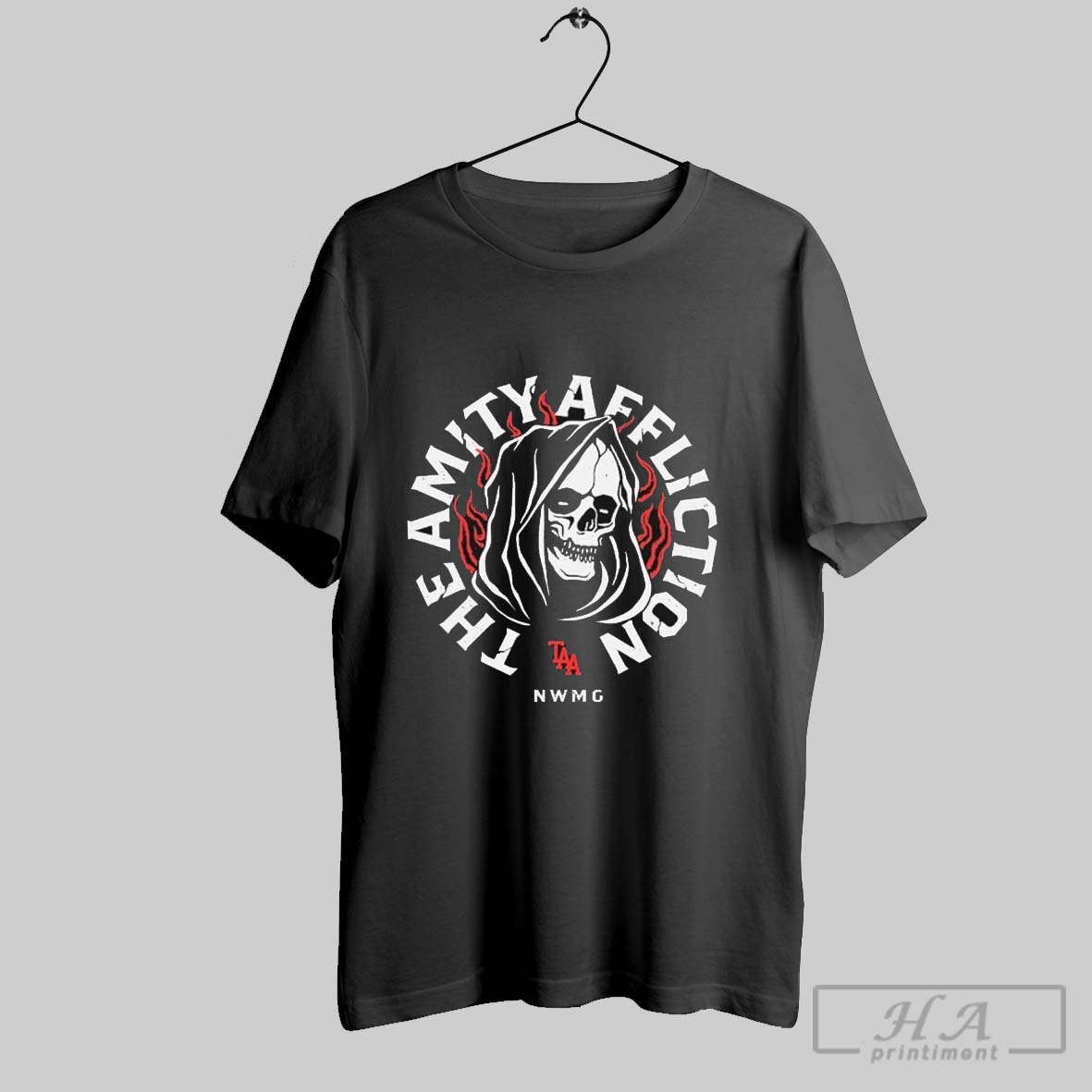 The Amity Affliction Reaper Circle T Shirts