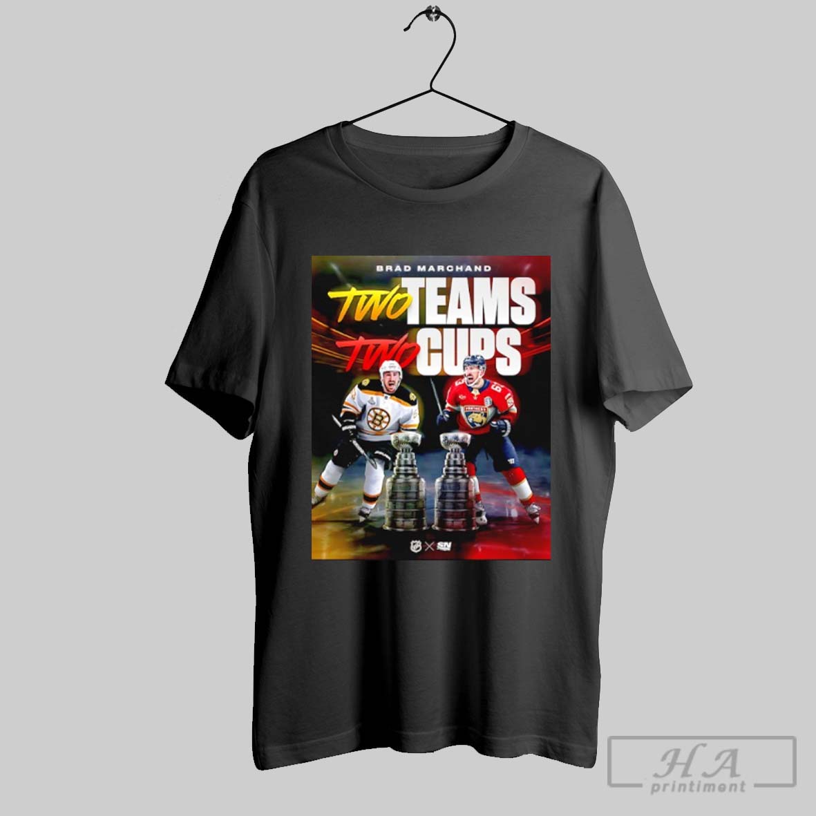 The Legend Of Brad Marchand Two Teams Two Cups Shirt