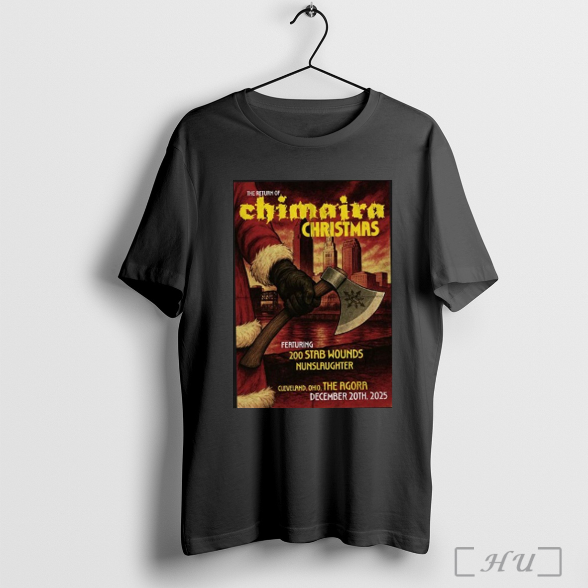 The Return Of Chimaira Christmas Cleveland Oh Chimaira 12 20 2025 Axe T Shirt Sweatshirt