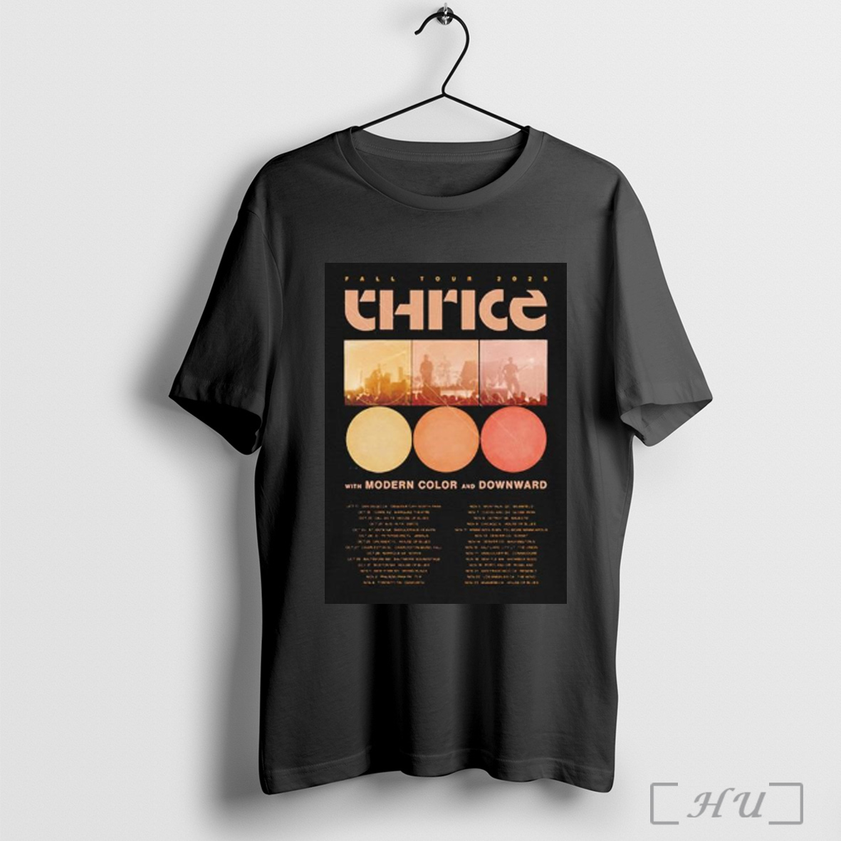 Thrice Modern Color And Downward Fall Tour 2025 Dates T Shirt Sweatshirt