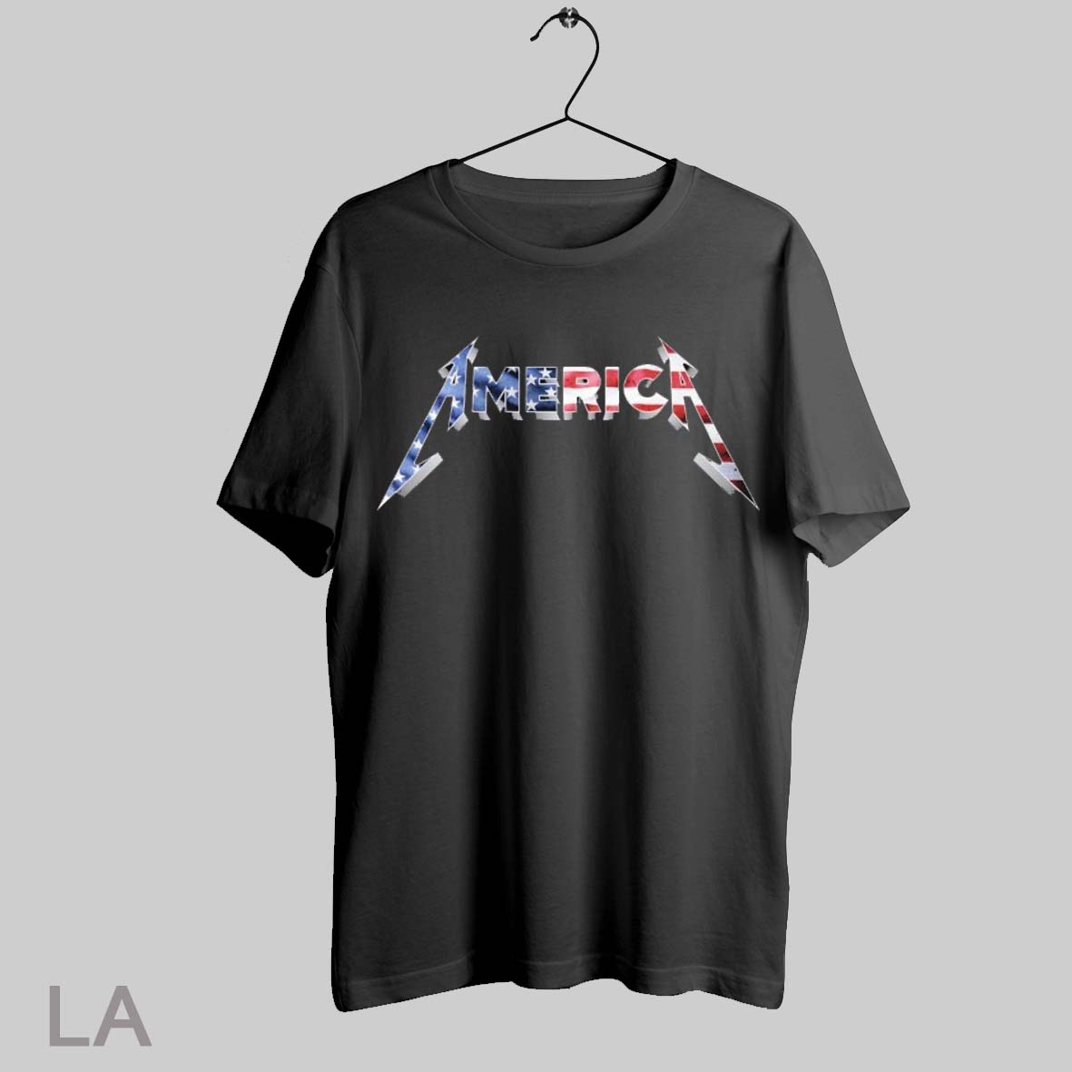 Top American Metal Flag T Shirt Sweatshirt Hoodie Shirt