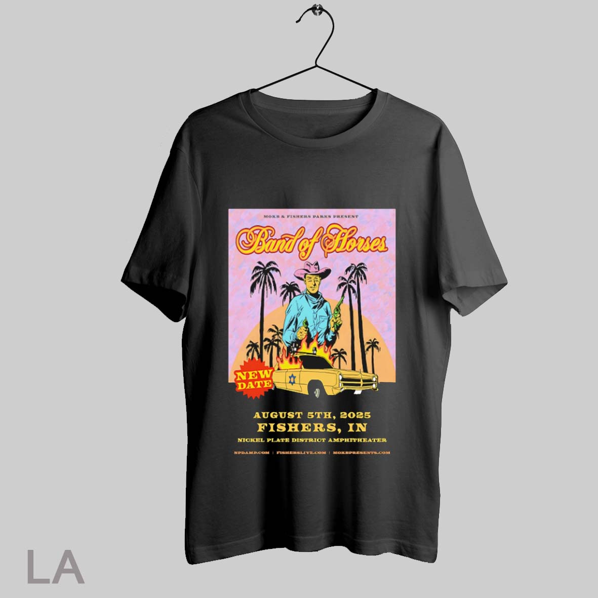Top Band Of Horses 2025 Fishers In Tour T Shirt Sweatshirt Hoodie Shirt