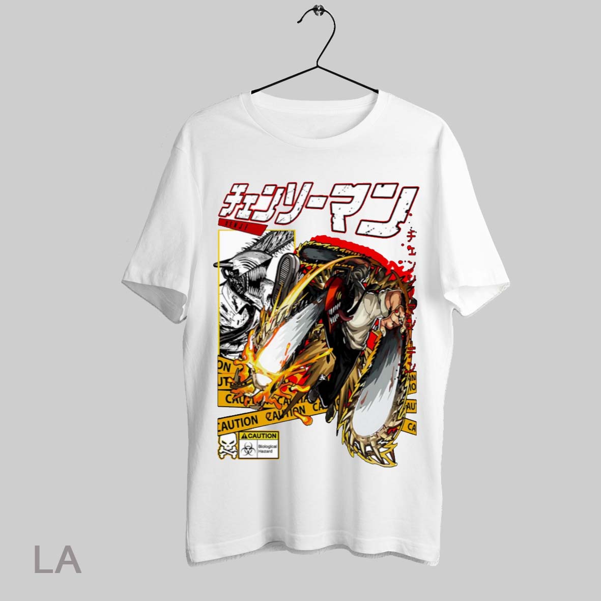 Top Chainsaw Man Denji Devil Hunter In Explosive Rage Mode T Shirt Sweatshirt Hoodie Shirt
