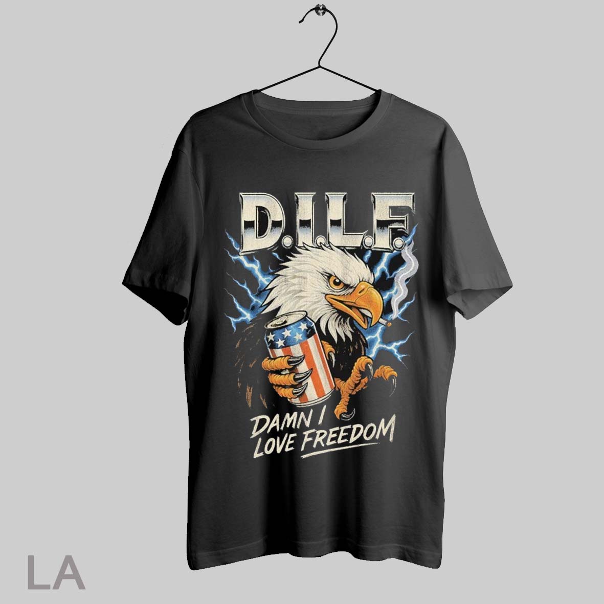 Top Dilf Damn I Love Freedom Eagle Cigarette Smoke T Shirt Sweatshirt Hoodie Shirt