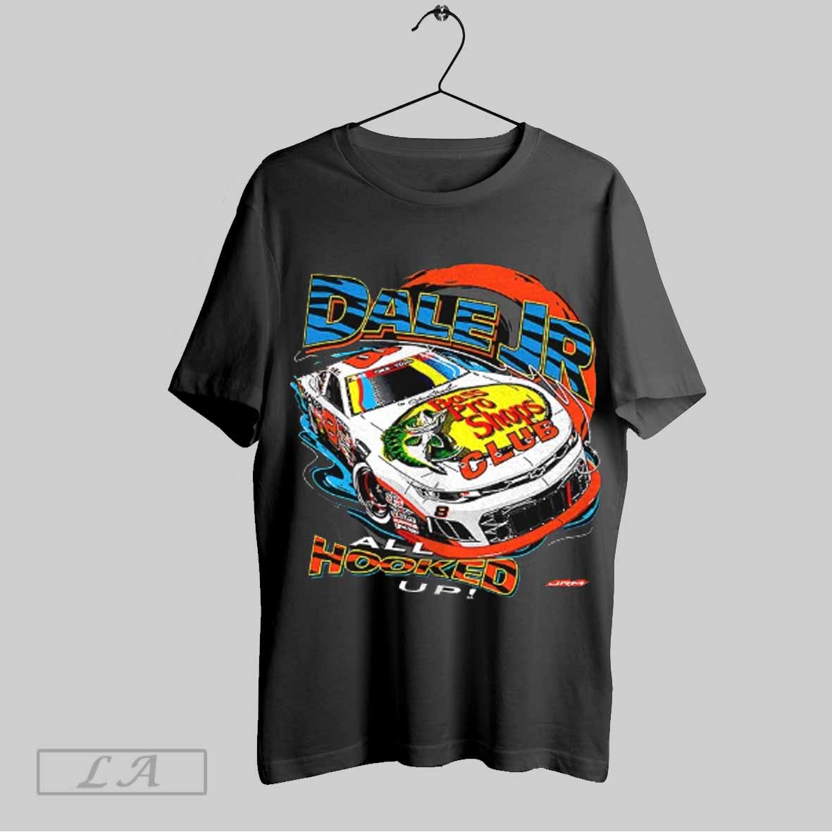 Top Dale Earnhardt Jr 2025 Cars Tour Bass Pro Shops 8 All Hooked Up Shirt Sweatshirt Hoodie Shirt
