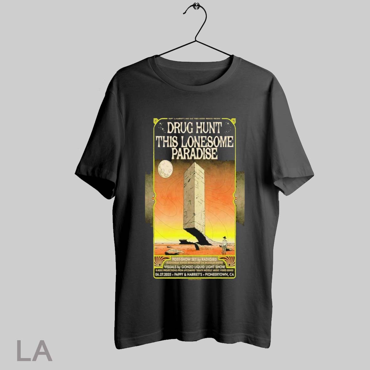 Top Drug Hunt This Lonesome Paradise Pappy And Harriets 2025 T Shirt Sweatshirt Hoodie Shirt