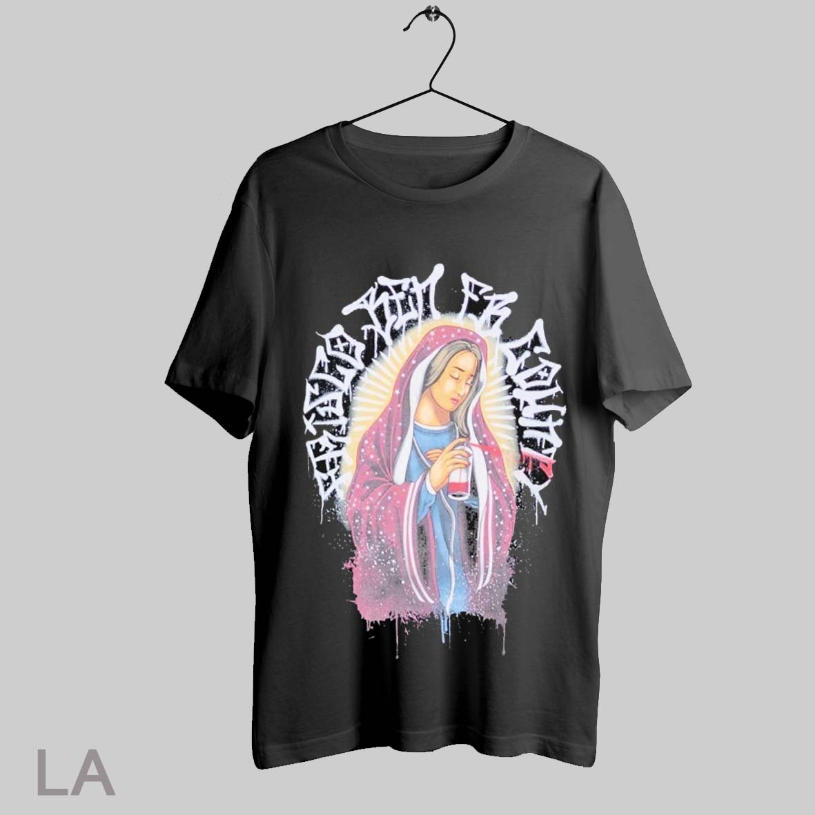 Top Fb County Graffiti Virgencita Heavy Hard T Shirt Sweatshirt Hoodie Shirt