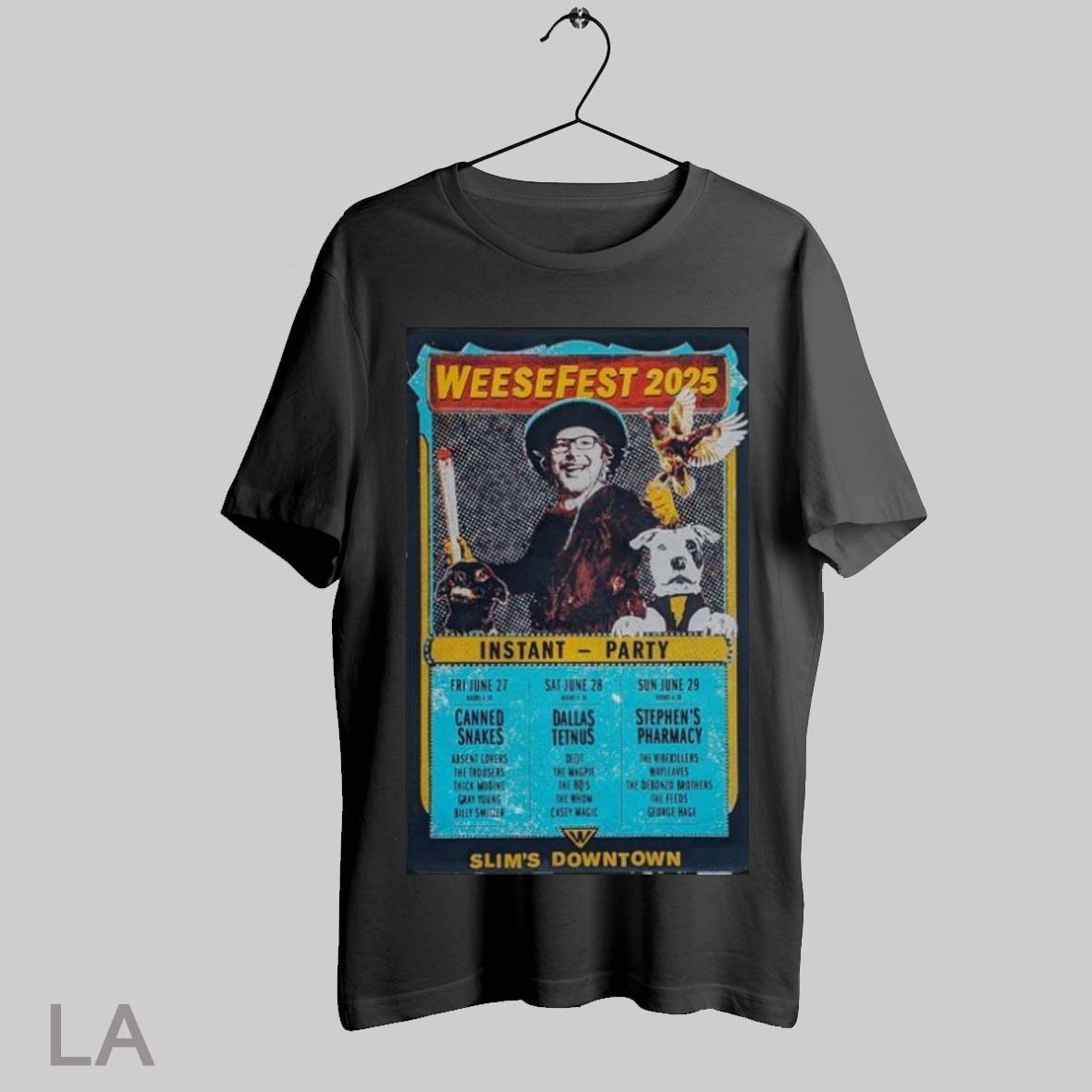 Top Geesefest Instant Party Slims Downtown Tour June 27 29 2025 Dates T Shirt Sweatshirt Hoodie Shirt
