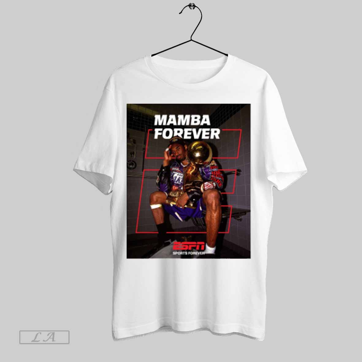 Top Kobe Bryant Mamba Forever Created One Of The Most Legendary Photos Espn Sports Forever Poster T Shirt Sweatshirt Hoodie Shirt