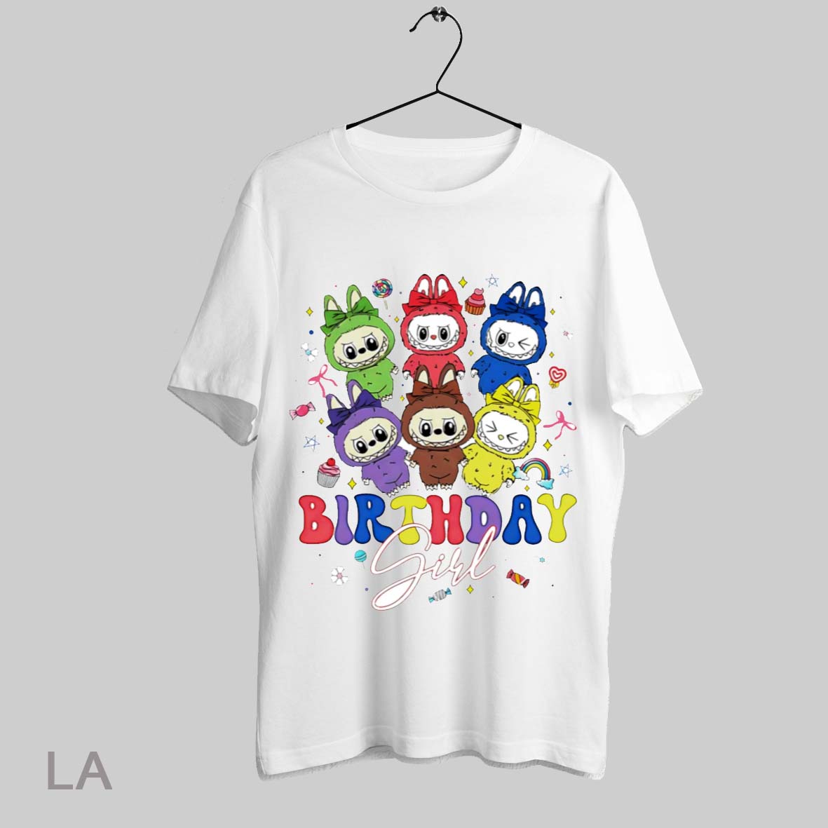 Top Labubu Birthday Girl Cute T Shirt Sweatshirt Hoodie Shirt