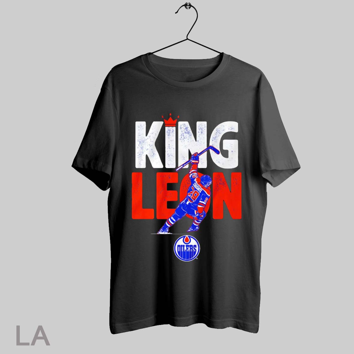 Top Leon Draisaitl Edmonton Oilers King Leon T Shirt Sweatshirt Hoodie Shirt