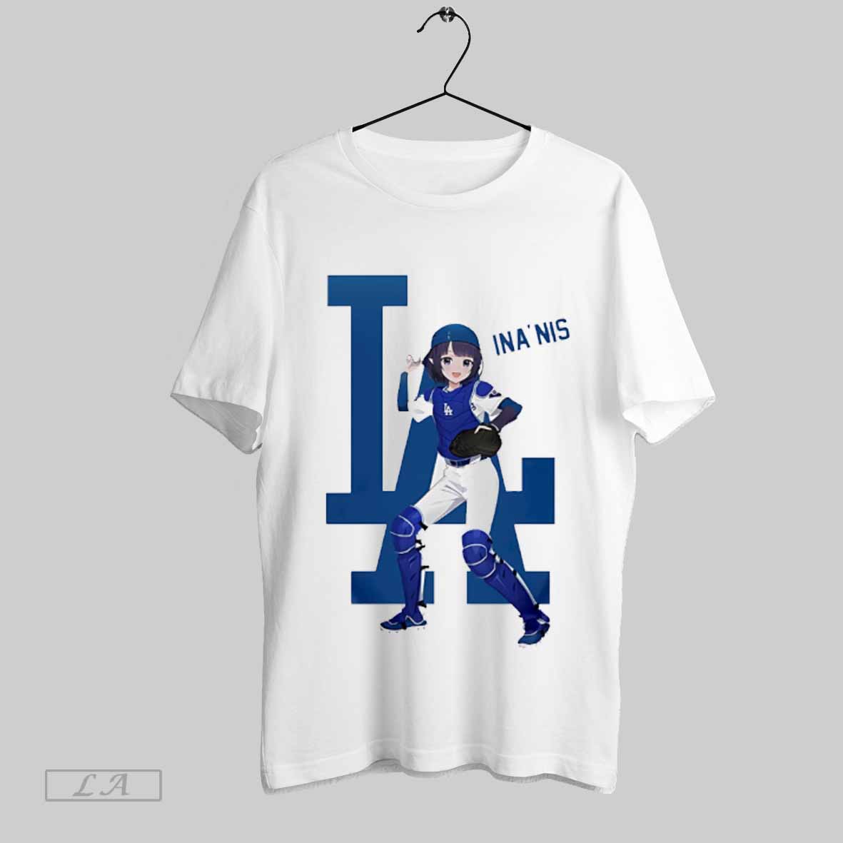 Top Los Angeles Dodgers Hololive Night Inanis T Shirt Sweatshirt Hoodie Shirt