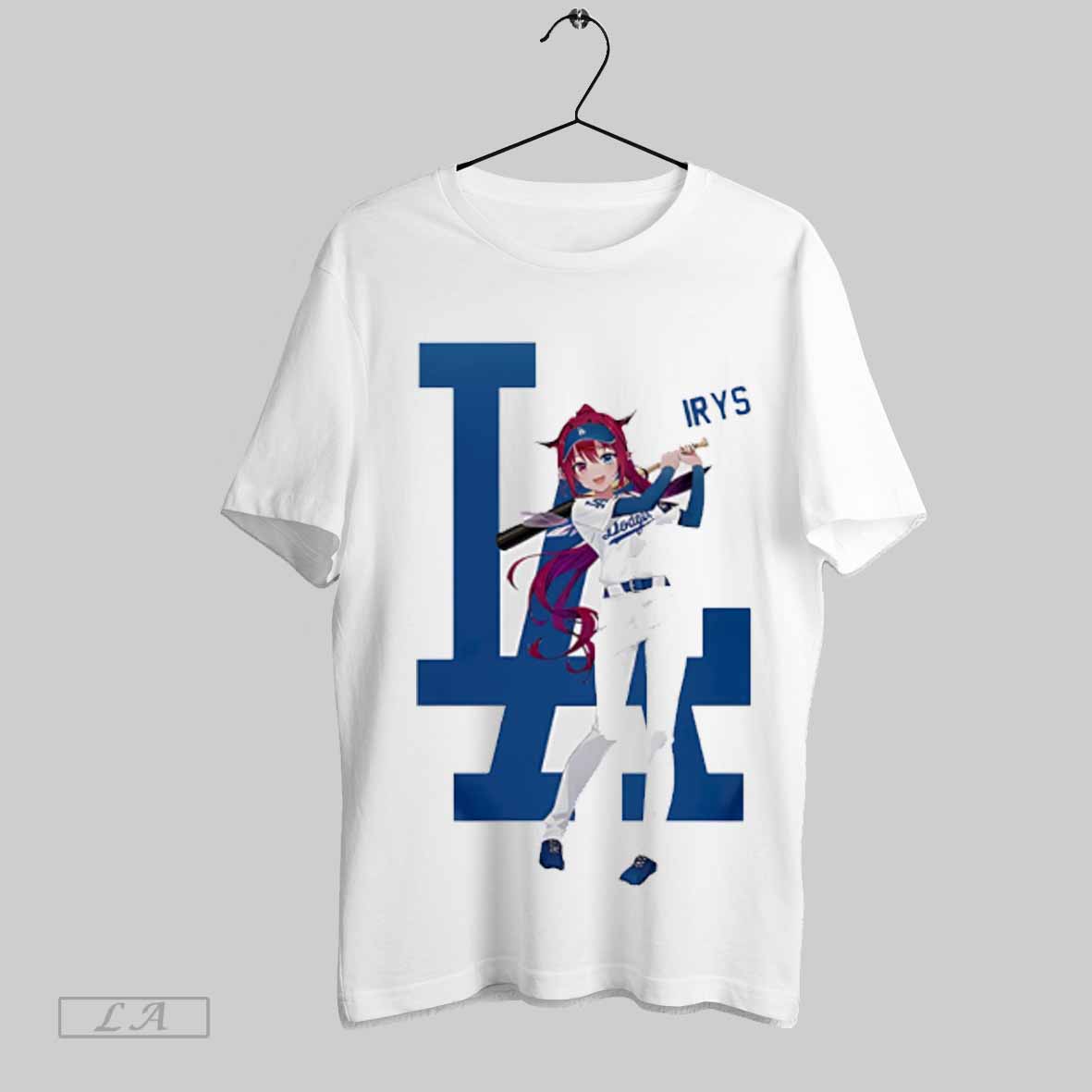 Top Los Angeles Dodgers Hololive Night Irys T Shirt Sweatshirt Hoodie Shirt