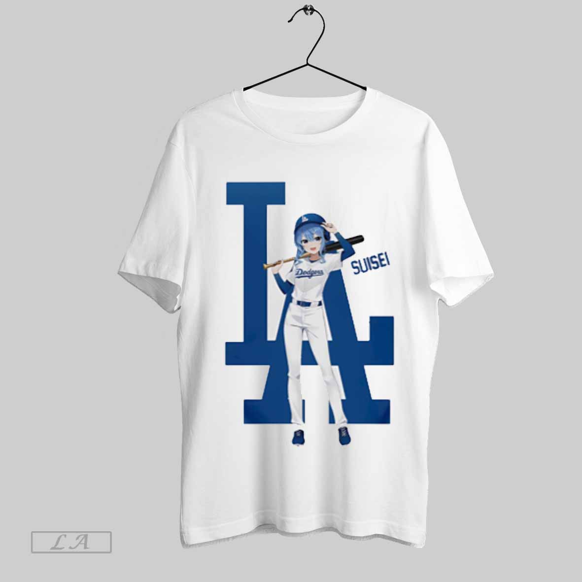 Top Los Angeles Dodgers Hololive Night Suisei T Shirt Sweatshirt Hoodie Shirt