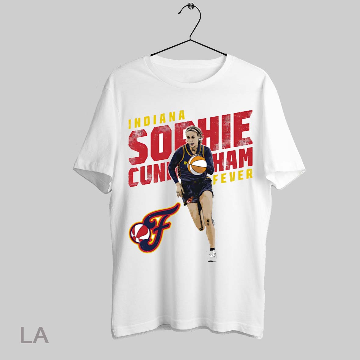 Top Sophie Cunningham Indiana Fever Slant T Shirt Sweatshirt Hoodie Shirt