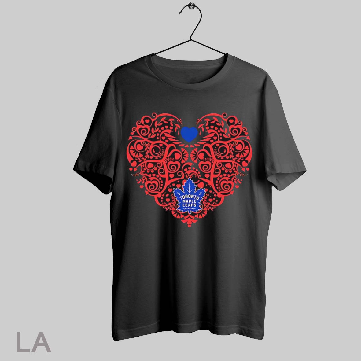 Top Toronto Maple Leafs Floral Pattern Heart Logo T Shirt Sweatshirt Hoodie Shirt