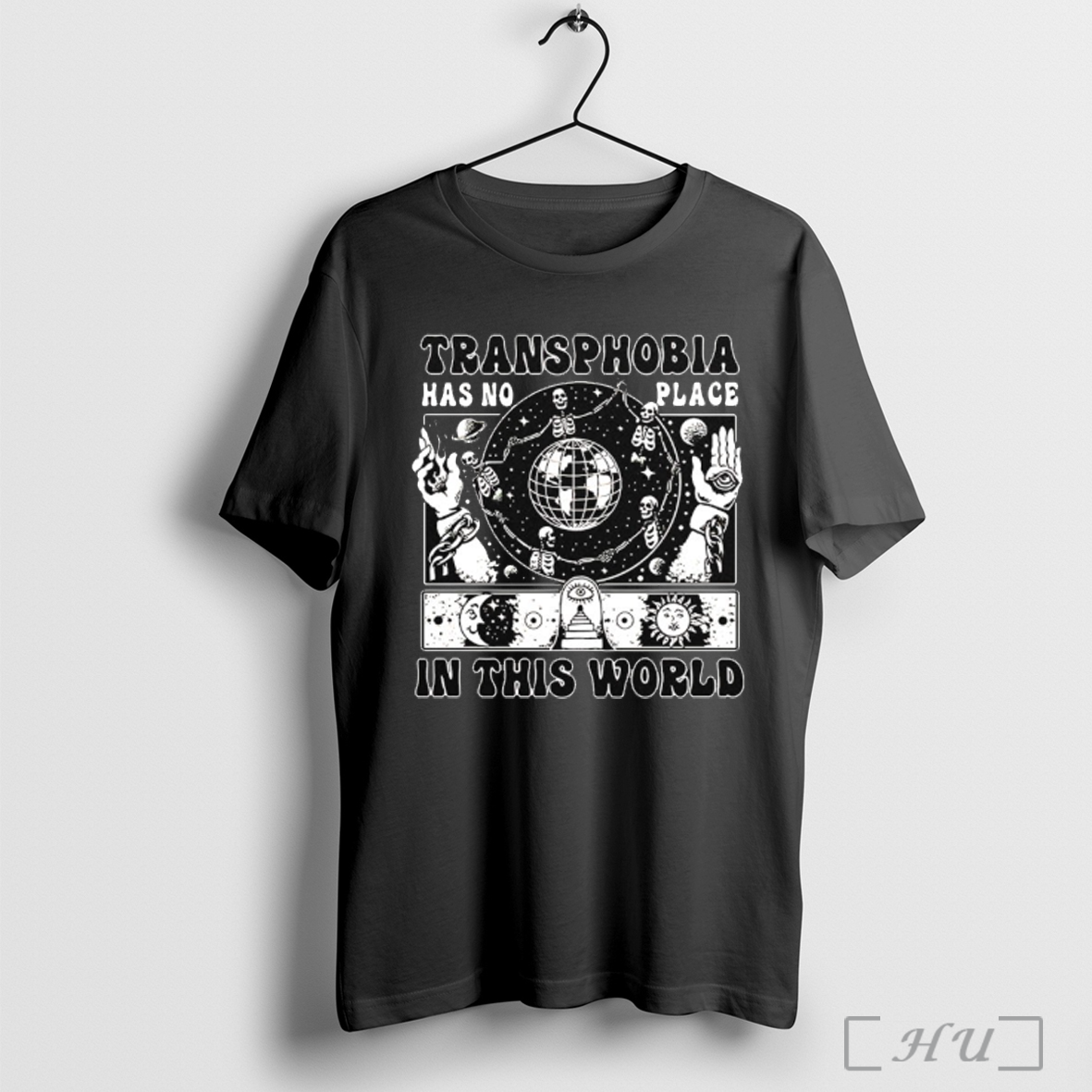 Transphobia Has No Place In This World Skeleton T Shirt Sweatshirt Jpg