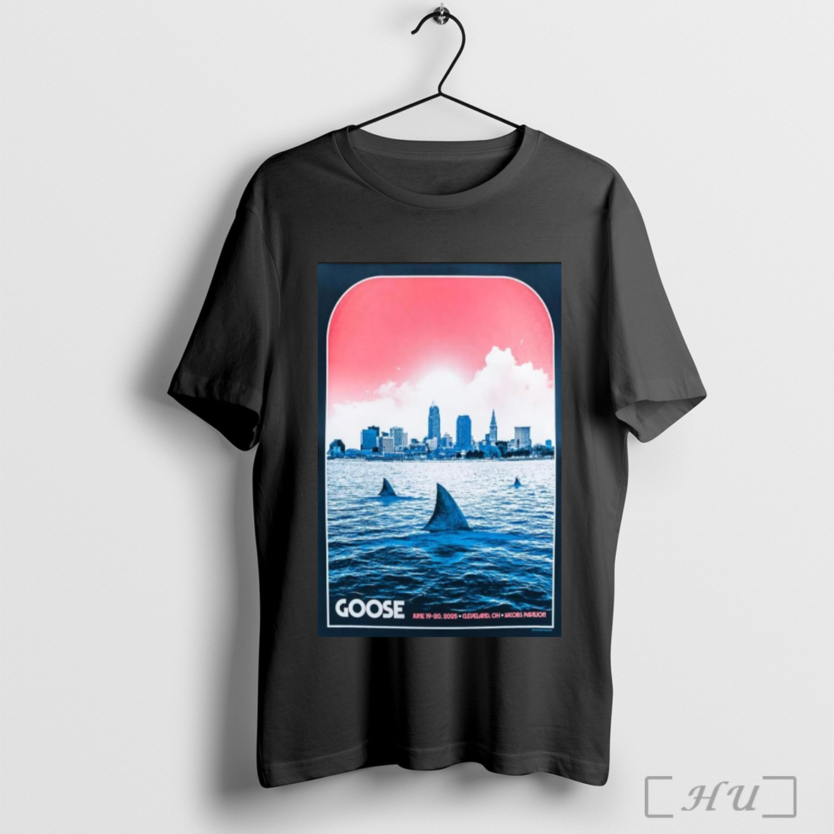 Trending Goose Band Jacobs Pavilion June 19 20 2025 Tour Poster T Shirt Sweatshirt