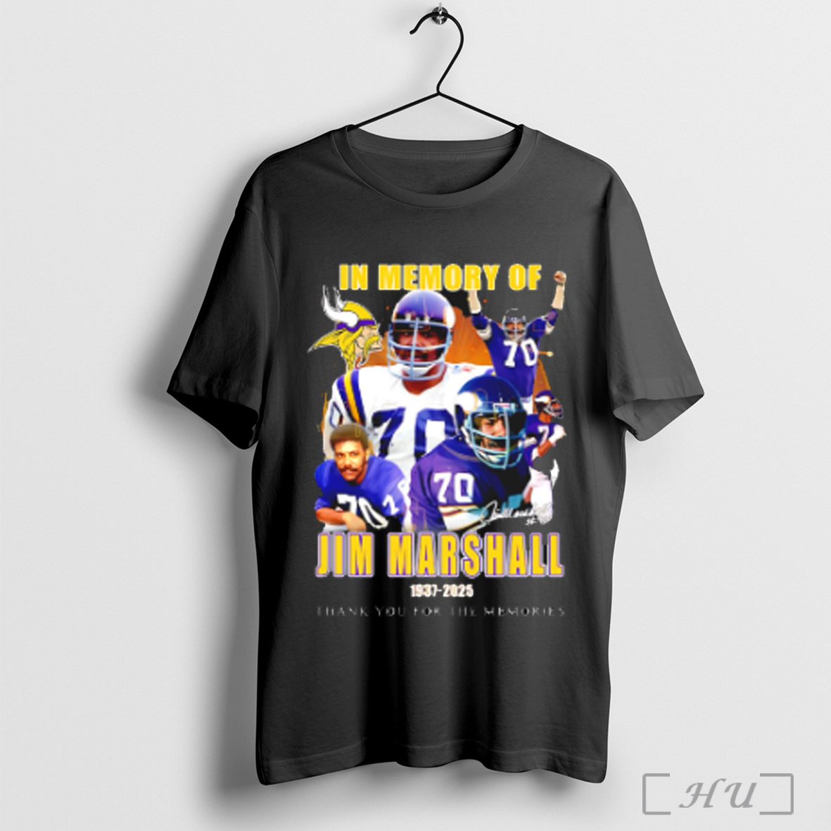 Trending In Memory Of Jim Marshall 1937 2025 Signature Thank You For The Memories T Shirt Sweatshirt