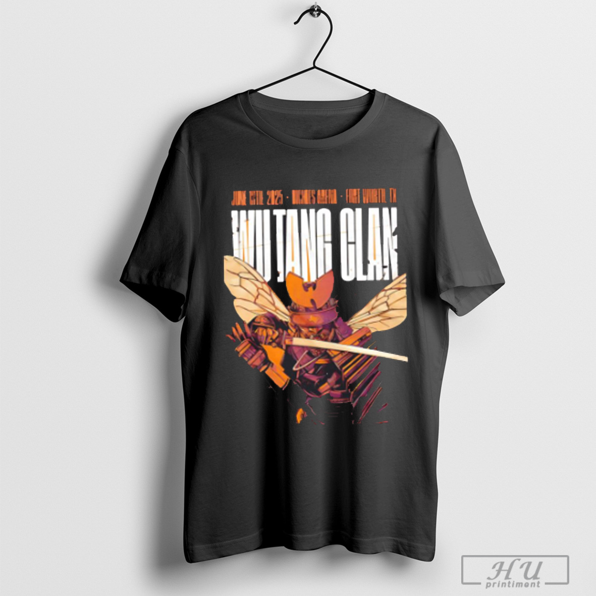 Trending Wu Tang Clan Fort Worth Texas 2025 Event Poster At Dickies Arena On June 13 2025 Samurai Killer Bee T Shirt Sweatshirt