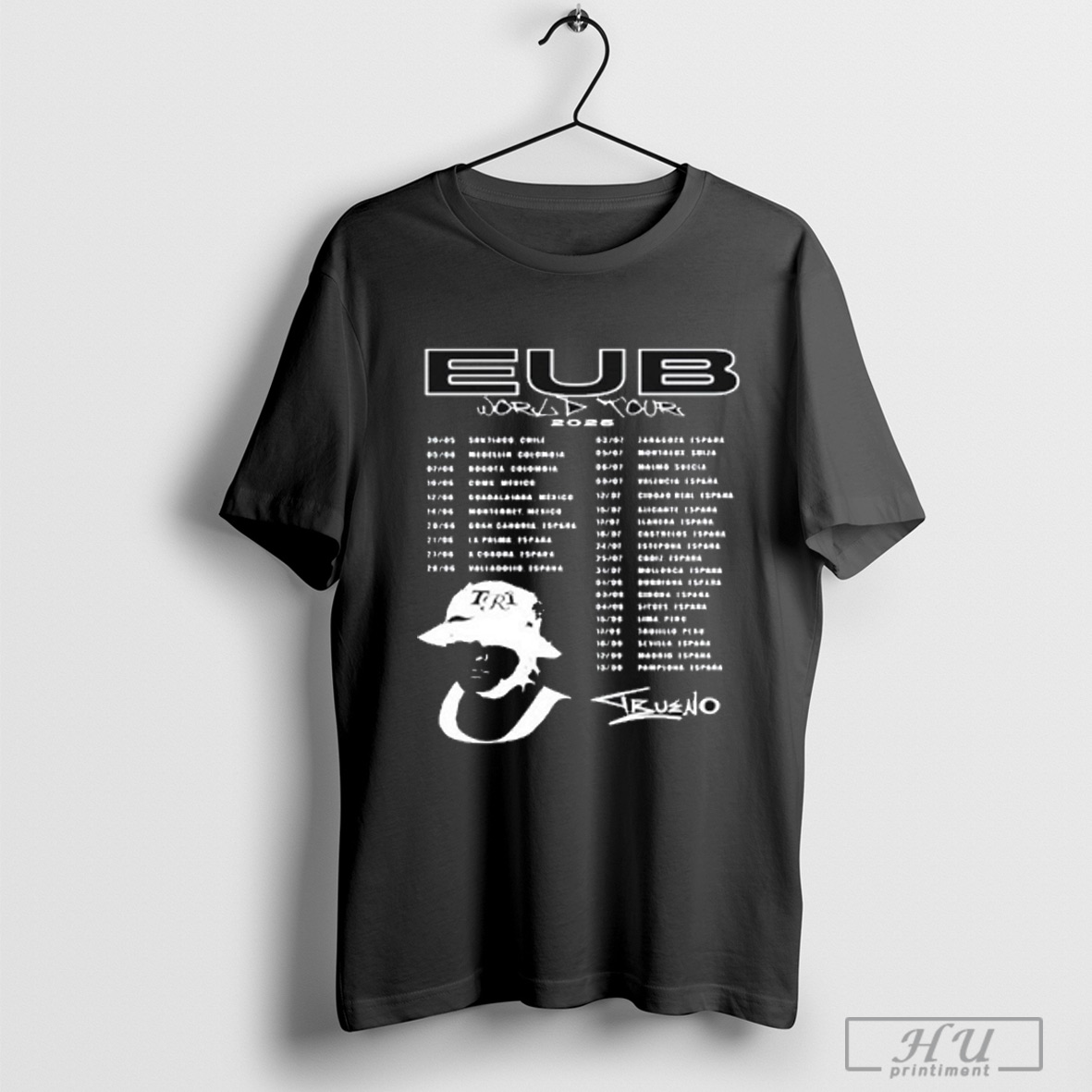 Trueno Eub World Tour 2025 Dates T Shirt Sweatshirt