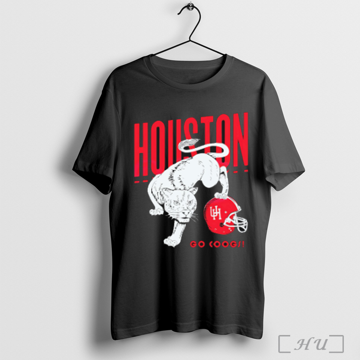 Vintage Throwback Houston Cougars Football Helmet Go Coogs T Shirt Sweatshirt