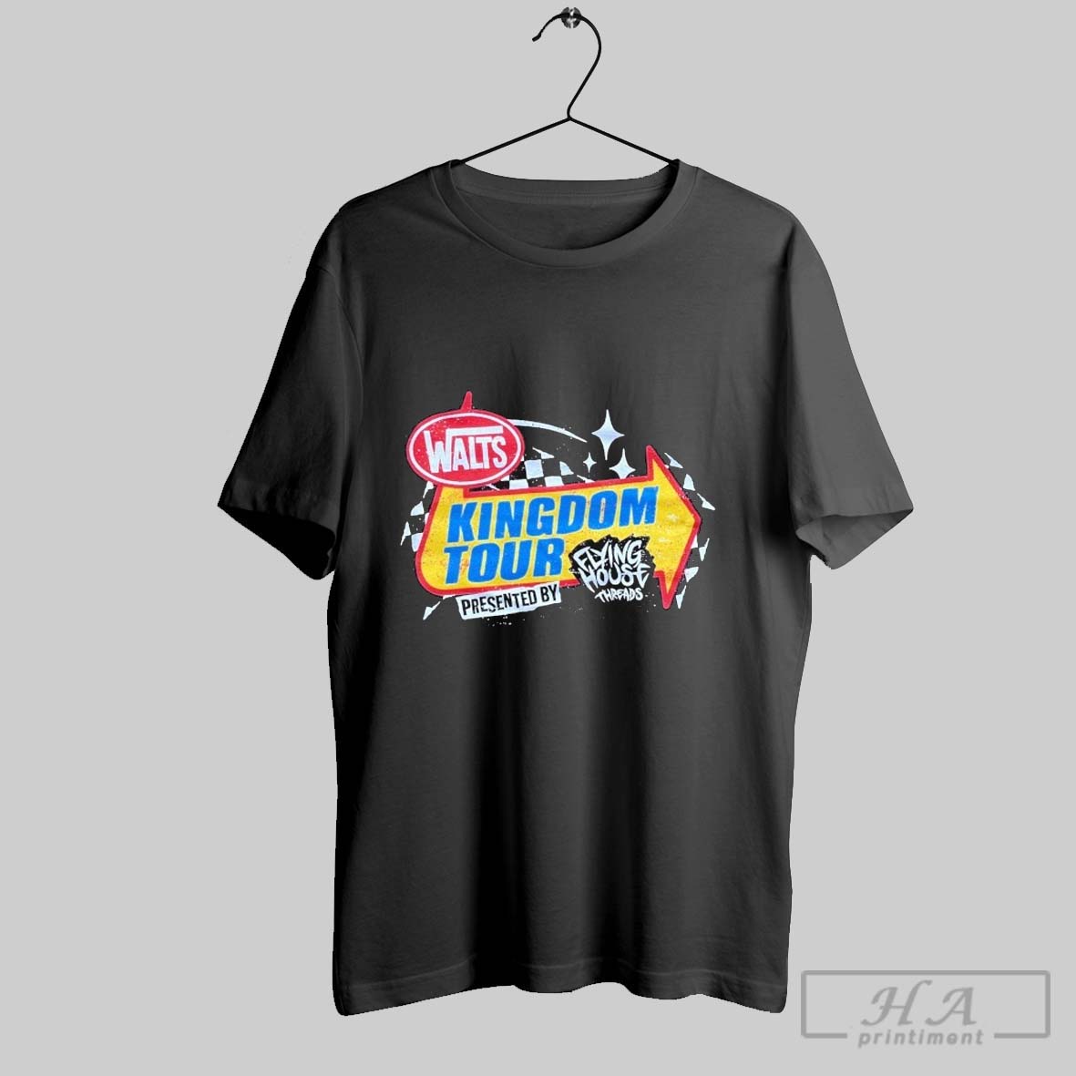Walts Kingdom Tour Flying House Threads T Shirts