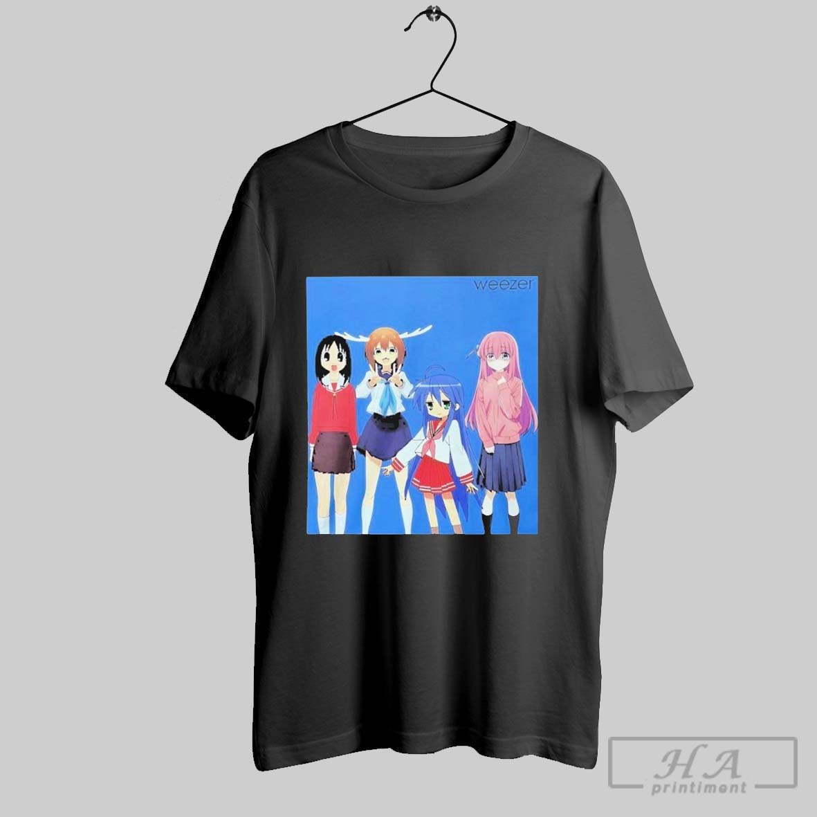 Weezer Nokotan Bocchi Osaka Konata Izumi Waifu T Shirts