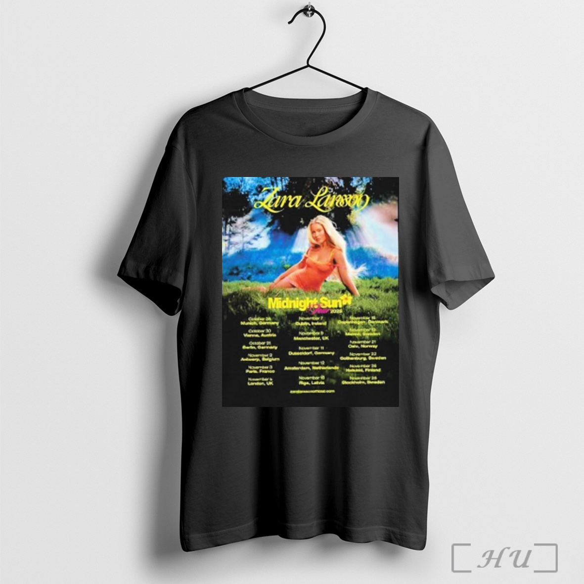 Zara Larsson Midnight Sun Tour Dates 2025 T Shirt Sweatshirt
