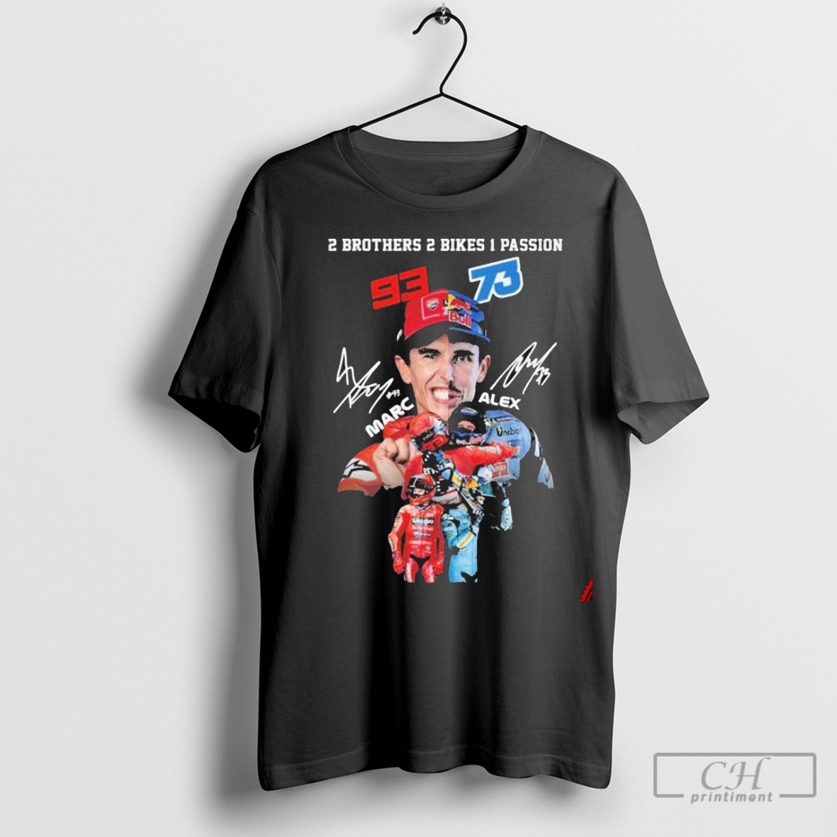 2 Brothers 2 Bikes 1 Passion Marc And Alex 2025 Signatures T Shirt