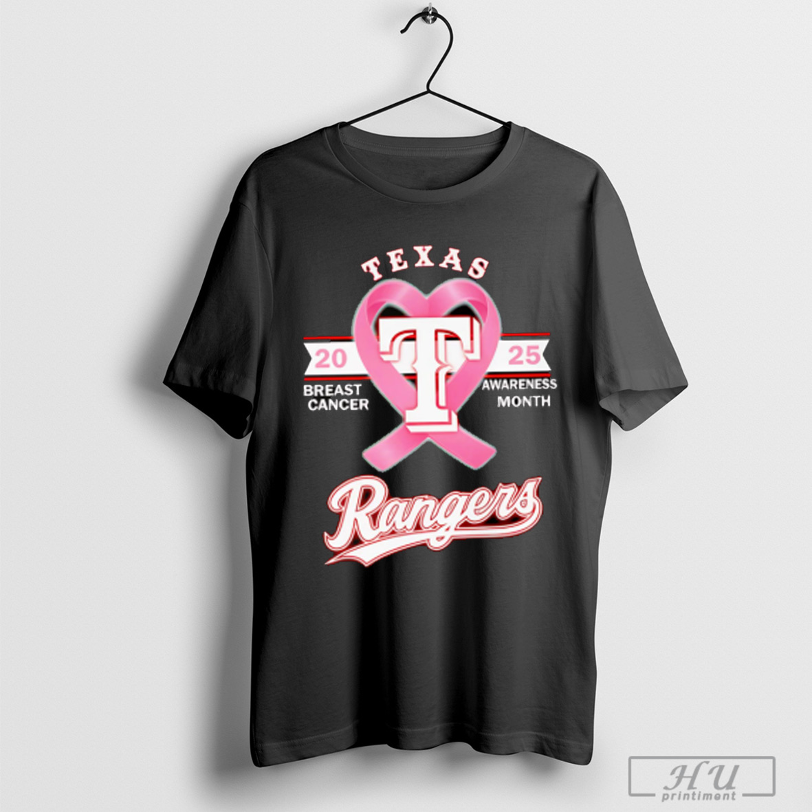 2025 Breast Cancer Awareness Month Texas Rangers T Shirt Sweatshirt