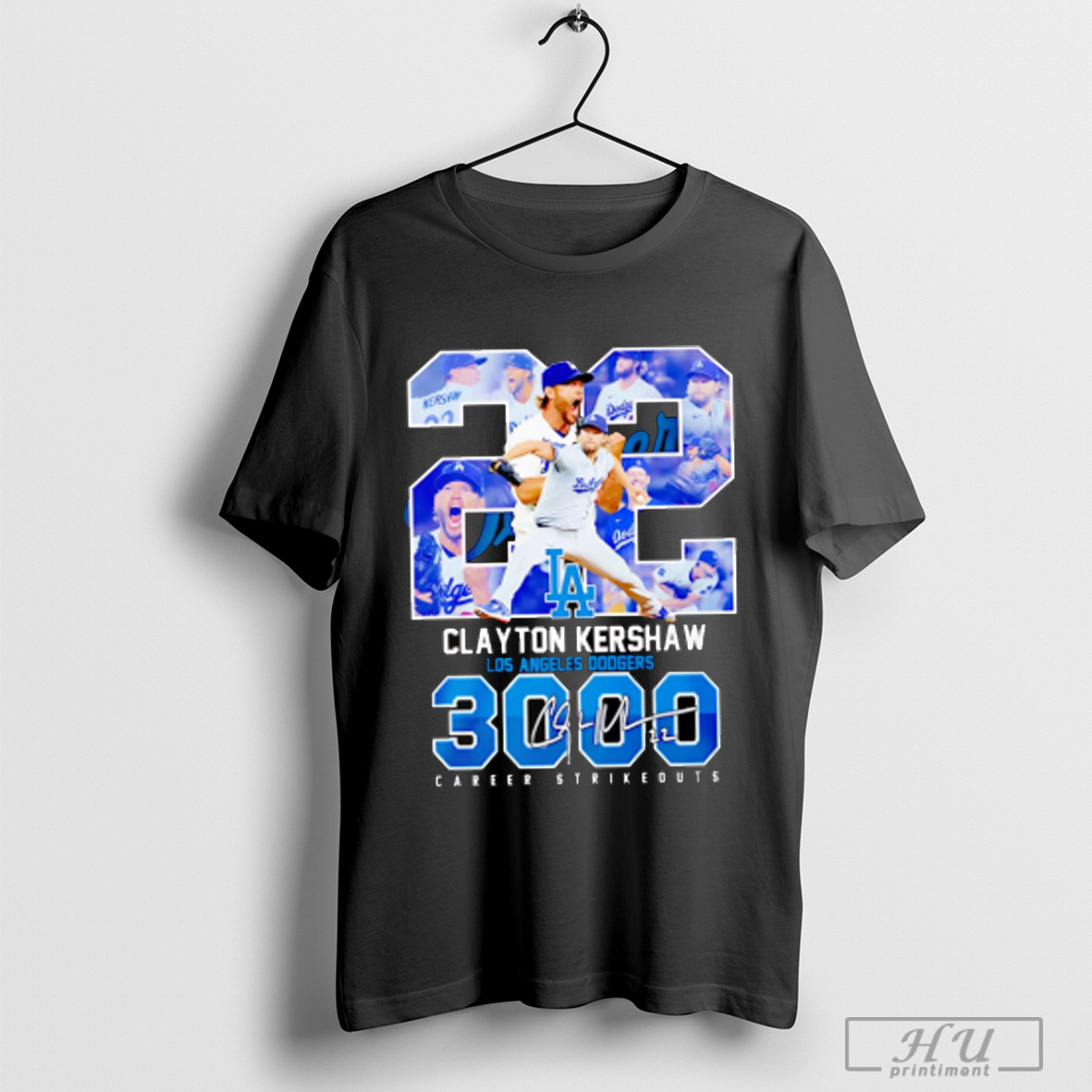 22 Clayton Kershaw Los Angeles Dodgers 3000 Career Strikeouts T Shirt Sweatshirt