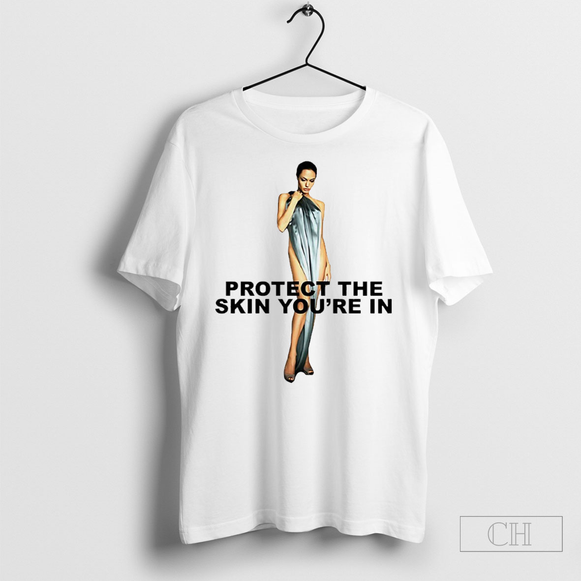 Angelina Jolie Protect Skin Youre In Shirt