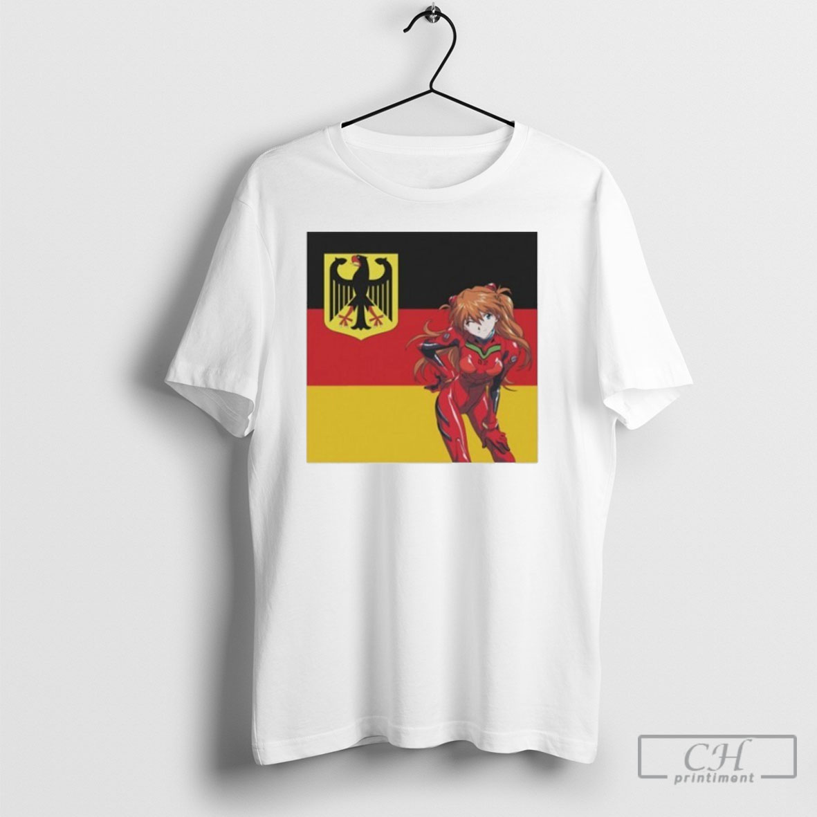 Asuka Langley Soryu Germany Evangelion T Shirt