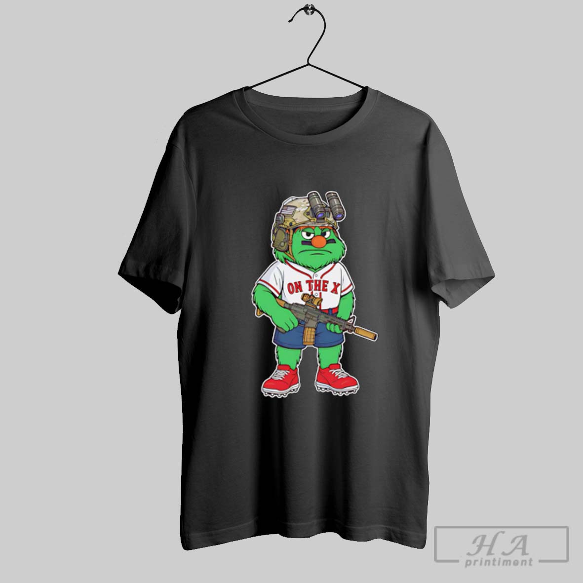 Bos Wally Mascot On The X Shirt