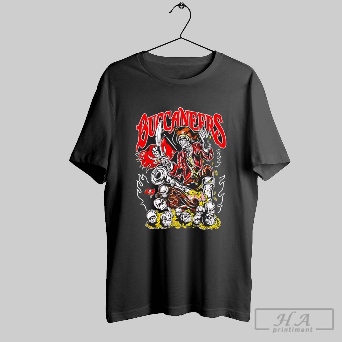 Bay Buccaneers Skeleton Pirate Shirt