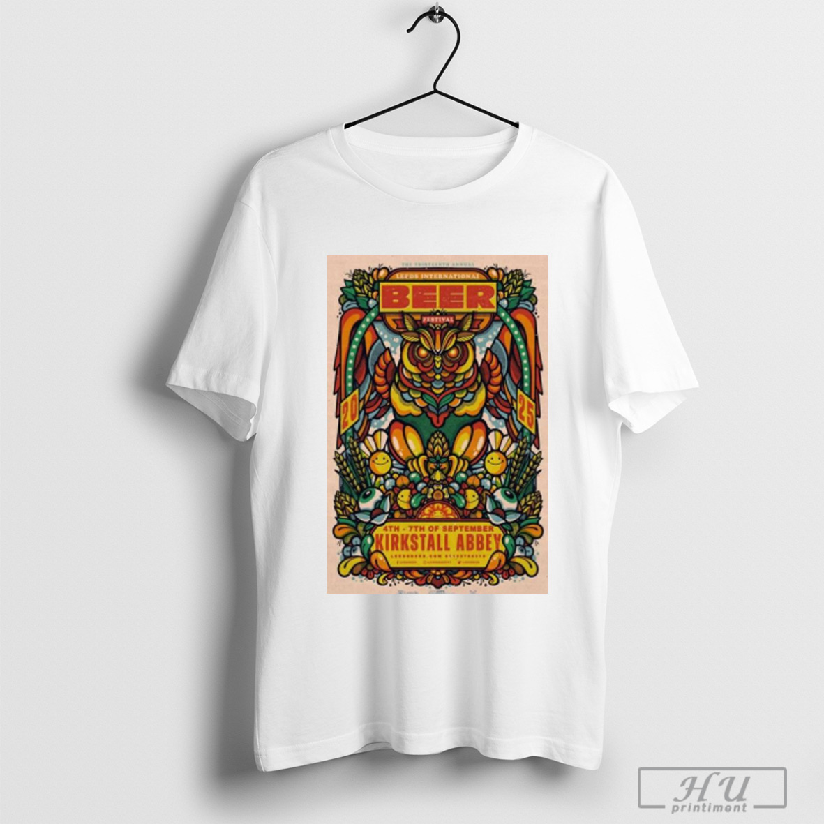 Beer Festival Poster Sept 4 7 2025 Kirkstall Abbey T Shirt Sweatshirt