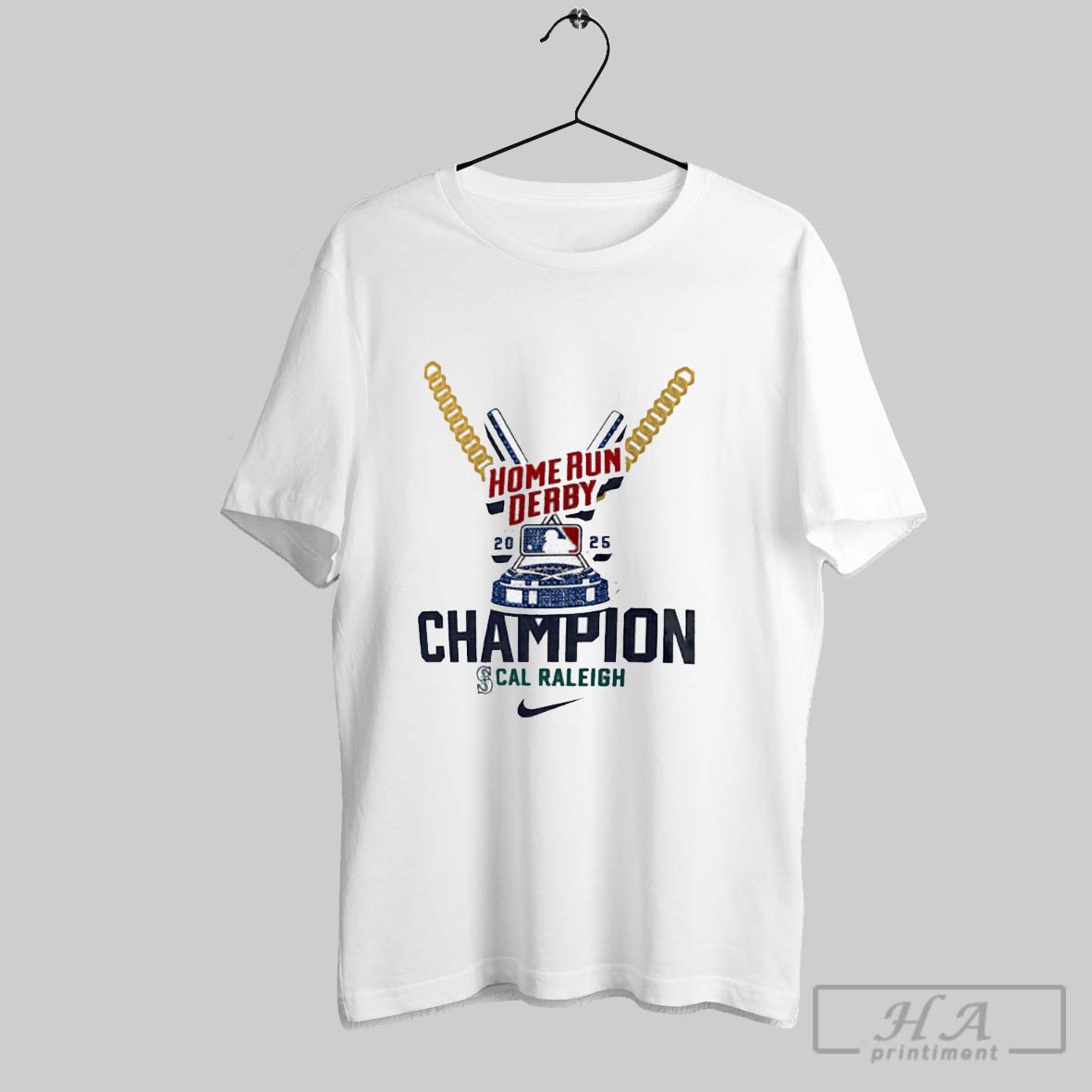 Cal Raleigh Seattle Mariners Home Run Derby Champion 2025 Shirt