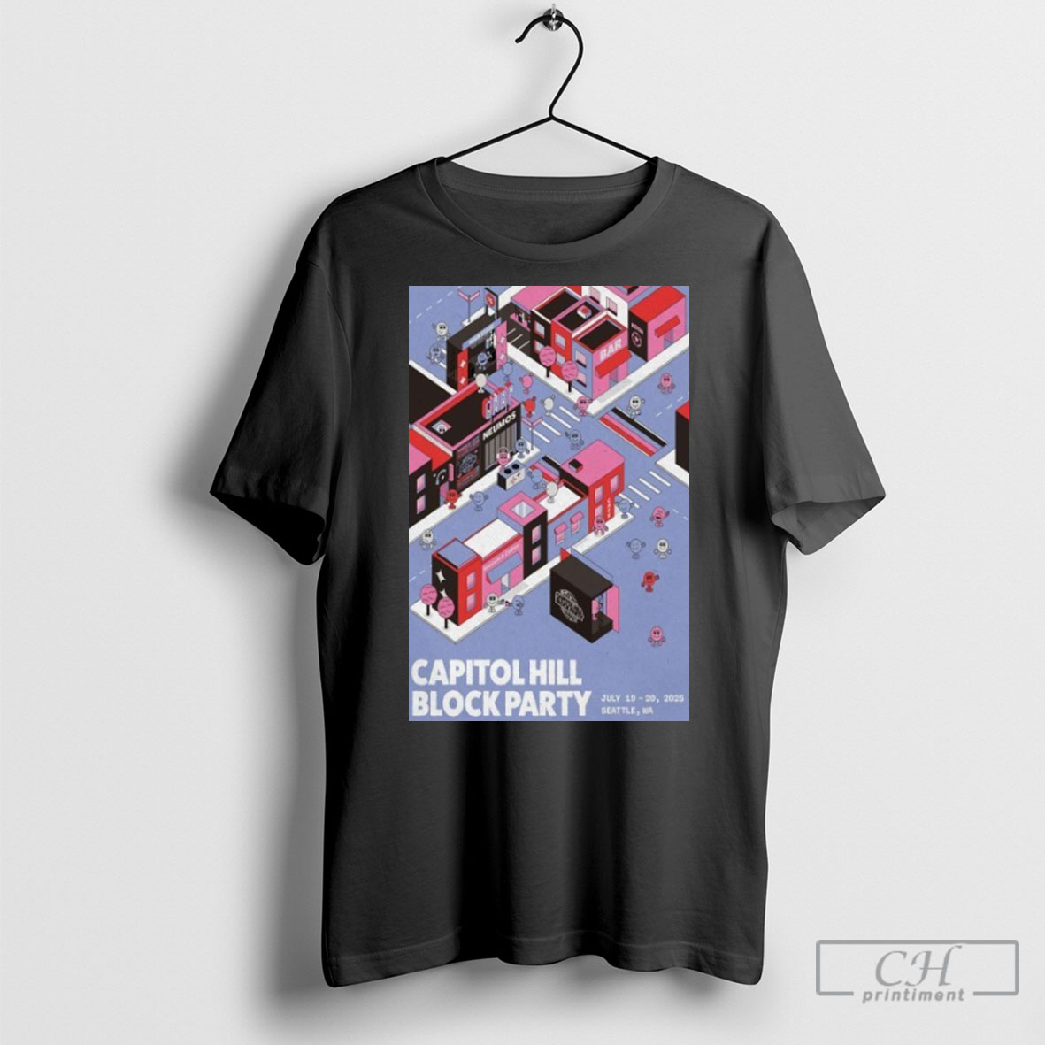 Capitol Hill Block Party 2025 Lineup In Seattle Washington On July 19 20 2025 Tee Shirt Sweatshirt