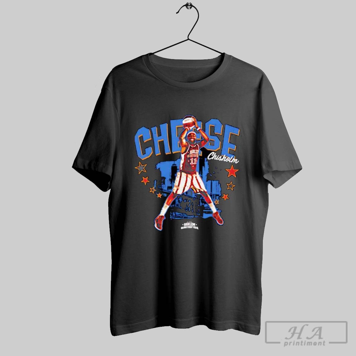 Cheese Chisholm Harlem Globetrotters Nickname Graphic Shirt